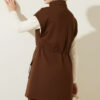 Hooded Scuba Two-Piece Set Brown - Afbeelding 3