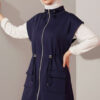 Hooded Scuba Two-Piece Set Navy Blue - Afbeelding 2