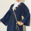 ⁦Star Brooch-Detail Two-Piece Set Navy Blue⁩ - الصورة ⁦2⁩
