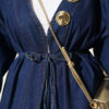 ⁦Star Brooch-Detail Two-Piece Set Navy Blue⁩ - الصورة ⁦4⁩