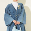 Star Brooch-Detail Two-Piece Set Blue - immagine 2