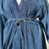 Star Brooch-Detail Two-Piece Set Blue - immagine 4