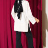 Split-Detail Modal Tunic Ecru – Image 3