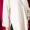 Split-Detail Modal Tunic Ecru – Image 4