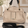 Women's Handbag with Chain Detail Mink - immagine 2